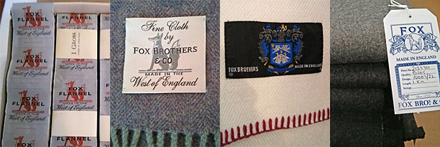 I love all the detail in the woven and printed labels, it shows the heritage in comparison to a lot of labels today that are very simple. Also the use of the specific 'Made in the West of England' rather than the usual 'Made in Britain'. 